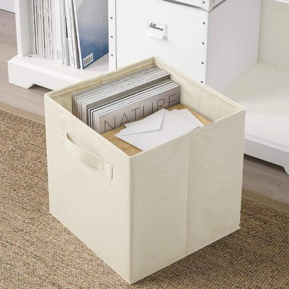 2ct Collapsable Fabric Storage Bins with Handles - Picture 1 of 14